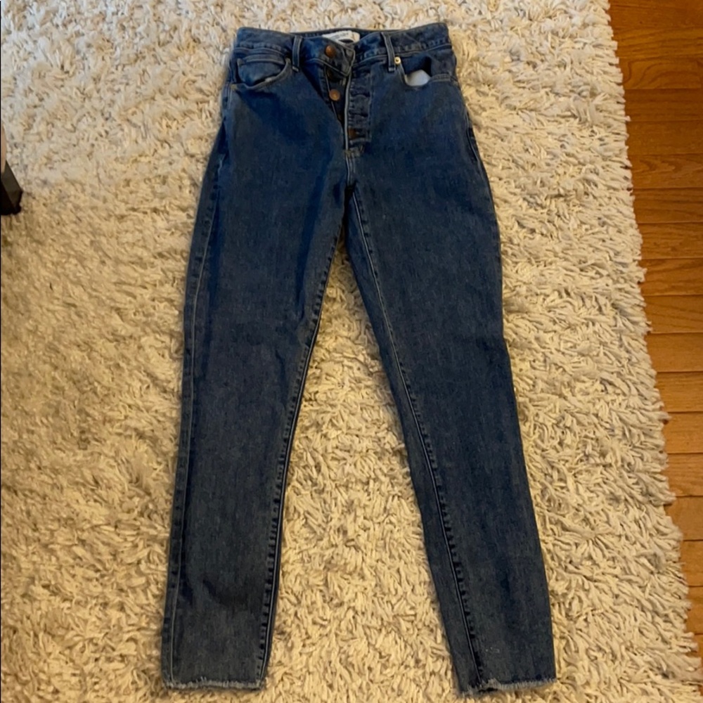 Abercrombie & Fitch super skinny ankle high rise